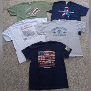 Men's Military T-Shirt Xlg Bundle